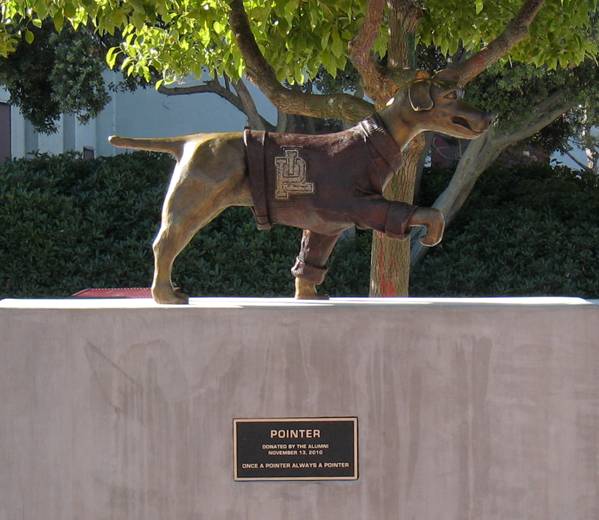 pirit of the Pointer sculpture